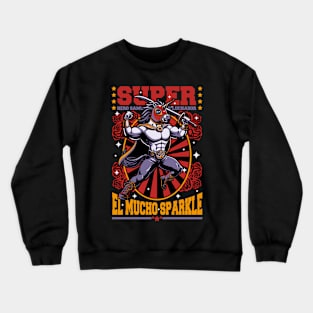 Unicorn Hero Samurai Luchador Crewneck Sweatshirt